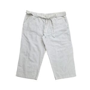 Liz Claiborne crop pants color beige sz XL